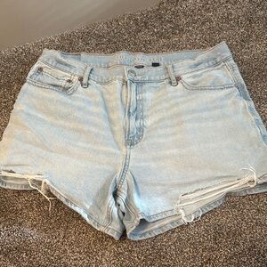 American Eagle Outfitters Strigid Sky Blue Jean Shorts